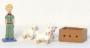 Pixi - Little Prince with the box and the sheeps - 5 mini figurines