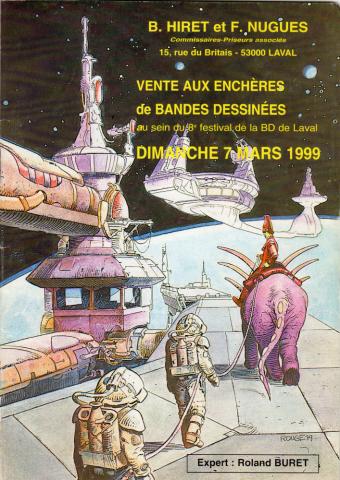 Comic-Strips - Nachschlagewerke -  - Rougé - Laval 07/03/1999 - catalogue vente aux enchères de bande dessinée
