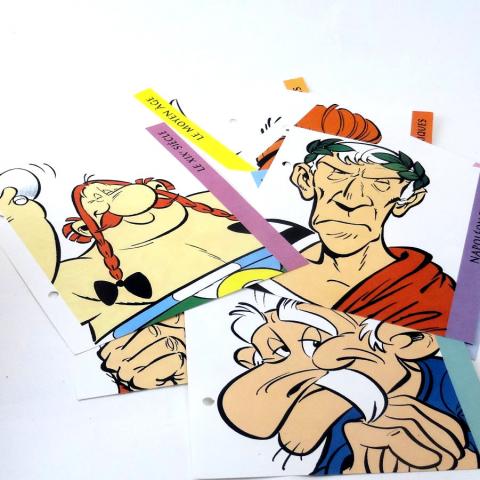 Uderzo (Asterix) - Bilder - Albert UDERZO - Astérix - Atlas - Astérix et l'Histoire de France - série complète de 10 intercalaires