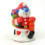 Peyo (Schlümpfe) - Werbung - PEYO - Schtroumpfs - Fizzy/Bip - Bouchon de tube de bonbons - Grand Schtroumpf Père Noël - 8,5 cm