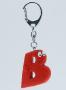 Plastoy Figurinen - Barbapapa N° 65952 - Alphabet der Barbapapa - Buchstabe B Barbidur Schlüsselanhänger