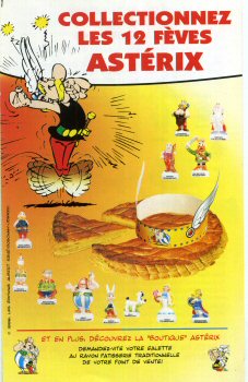 Uderzo (Asterix) - Advertising - Albert UDERZO - Astérix - Intermarché - Galette des rois 1997 - prospectus - collectionnez les 12 fèves Astérix