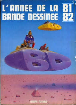 Comics - Reference Books - COLLECTIF - L'Année de la Bande Dessinée 81-82 - couverture Moebius