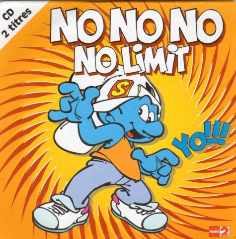 Peyo (Smurfs) - Audio, video, software - PEYO - Schtroumpfs - No no no, no limit - CD 2 titres extrait de La Schtroumpf Party - Polygram 190 966.2