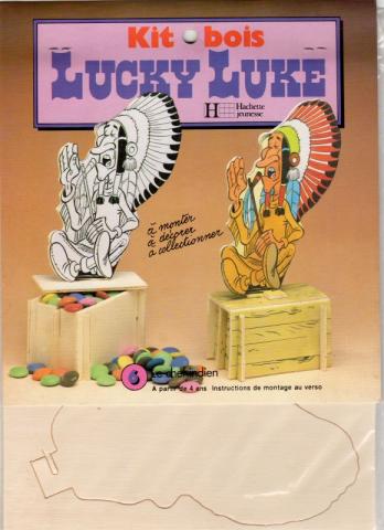Morris (Lucky Luke) - Various documents and objects - MORRIS - Lucky Luke - Kit-bois - 2218857 - 6 - Le chef indien boîte à bonbons