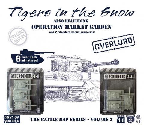 Days of Wonder - Memoir'44 - 25 - Tigers in the Snow/Operation Market Garden/2 Standard bonus scenarios (Expansion)