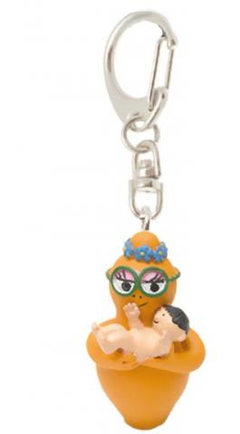 Plastoy figures - Barbapapa N° 62354 - Mini Keychain - Barbotine