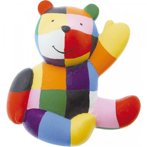 Plastoy figures - Elmer N° 70041 - Magnet - Elmer's Teddy Bear