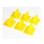 Pawn or card holder with clip 17 x 19 x 10 mm Colour : Yellow