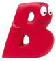 Plastoy figures - Barbapapa N° 65902 - Barbapapa's alphabet - Letter B Barbabravo
