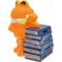 Plastoy figures - Garfield N° 80050 - Coin Bank Garfield Stack of Books