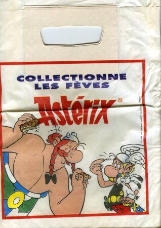 Bande Dessinée - Uderzo (Astérix) - Publicité - Albert UDERZO - Astérix - Intermarché - Galette des rois 1997 - Collectionne les fèves Astérix - emballage petit format