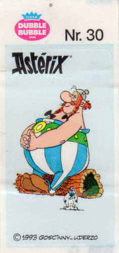 Astérix - Fleer - Dubble Bubble Gum - 1993 - Sticker - Nr. 30