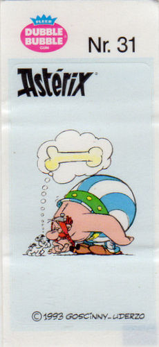 Astérix - Fleer - Dubble Bubble Gum - 1993 - Sticker - Nr. 31