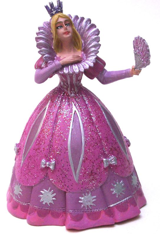 Plastoy - Principessa con un ventaglio (abito rosa)
