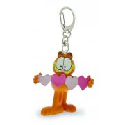 Plastoy - Garfield with paper hearts - Keychain