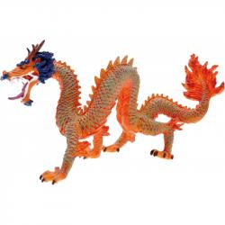 Figurines Plastoy - Dragons N° 60234 - Dragon chinois rouge (couleur feu)