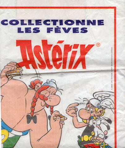 Bande Dessinée - Uderzo (Astérix) - Publicité - Albert UDERZO - Astérix - Intermarché - Galette des rois 1997 - Collectionne les fèves Astérix - emballage grand format
