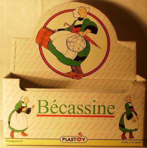Bande Dessinée - BÉCASSINE - PINCHON - Bécassine - Plastoy - boîte présentoir carton vide pour présentation de la collection Bécassine