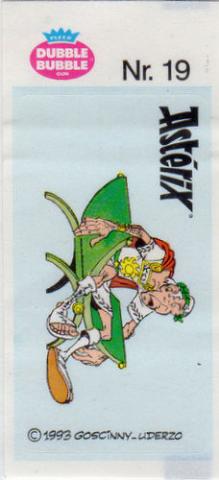 Bande Dessinée - Uderzo (Astérix) - Publicité - Albert UDERZO - Astérix - Fleer - Dubble Bubble Gum - 1993 - Sticker - Nr. 19 - Jules César