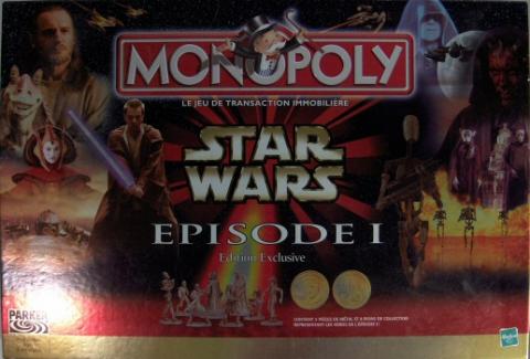 Star Wars - jeux, jouets, figurines -  - Star Wars - Hasbro 40787 - Monopoly Star Wars Episode 1 (jeu d'occasion)