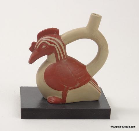 Pixi Museum - Céramique Mochica - Vase canard - Pérou