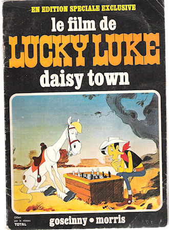 Morris (Lucky Luke) - Pubblicità - MORRIS - Morris - Lucky Luke - Total - Daisy town (d'après le dessin animé) - album promotionnel