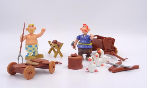 Uderzo (Asterix) - PlayAsterix/Toycloud - Albert UDERZO - Astérix - PlayAsterix - 6238/38171 - Toycloud - Arborix le bûcheron et Dentifrix le fermier