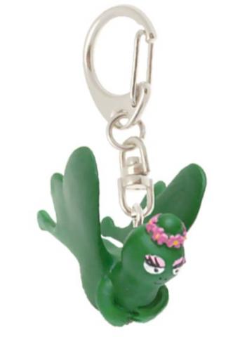 Beeldjes Plastoy - Barbapapa N° 62353 - Mini sleutelhanger - Barbalala papillon